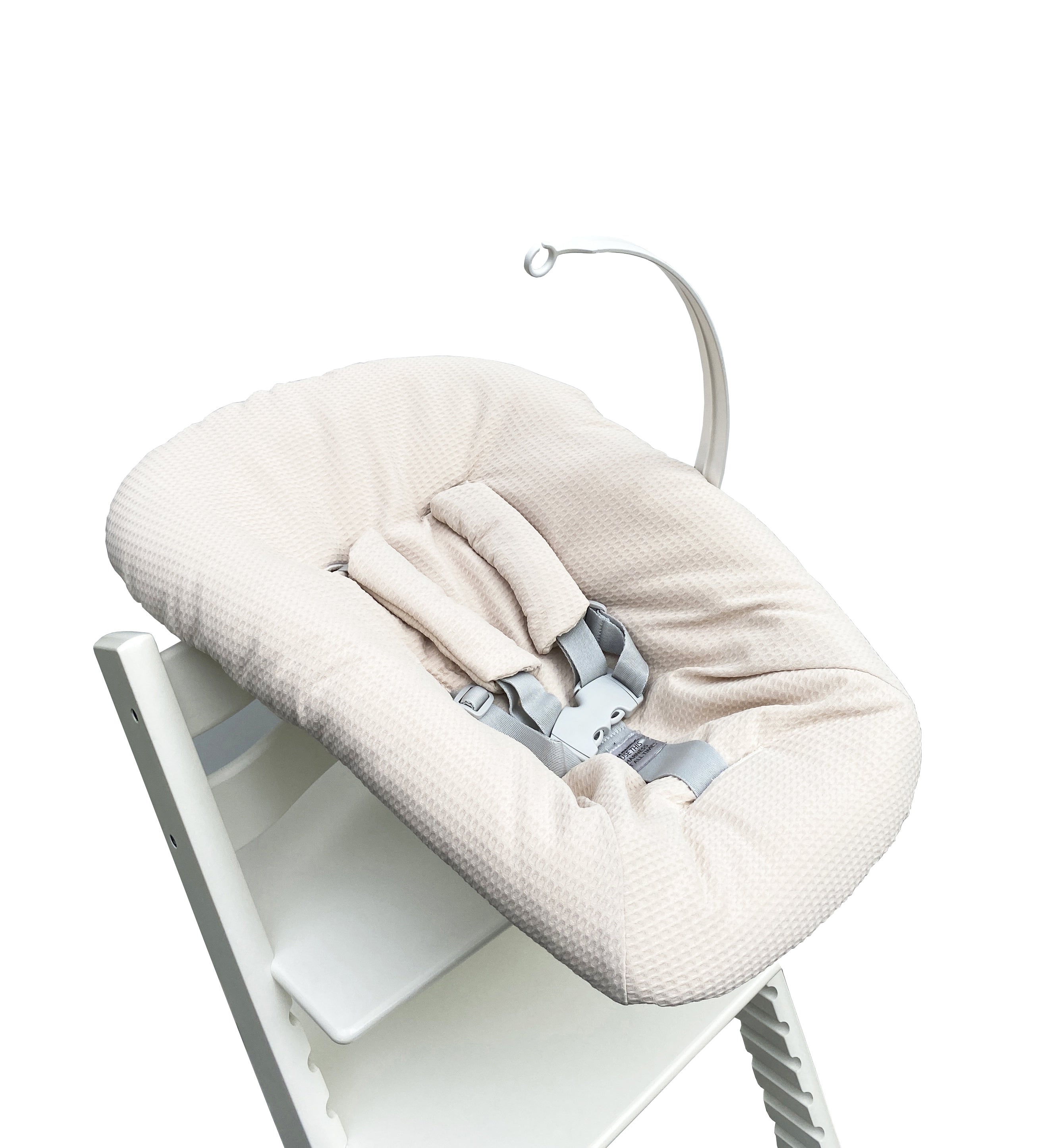 Hoes voor newborn set stokke - Wafel - Beige